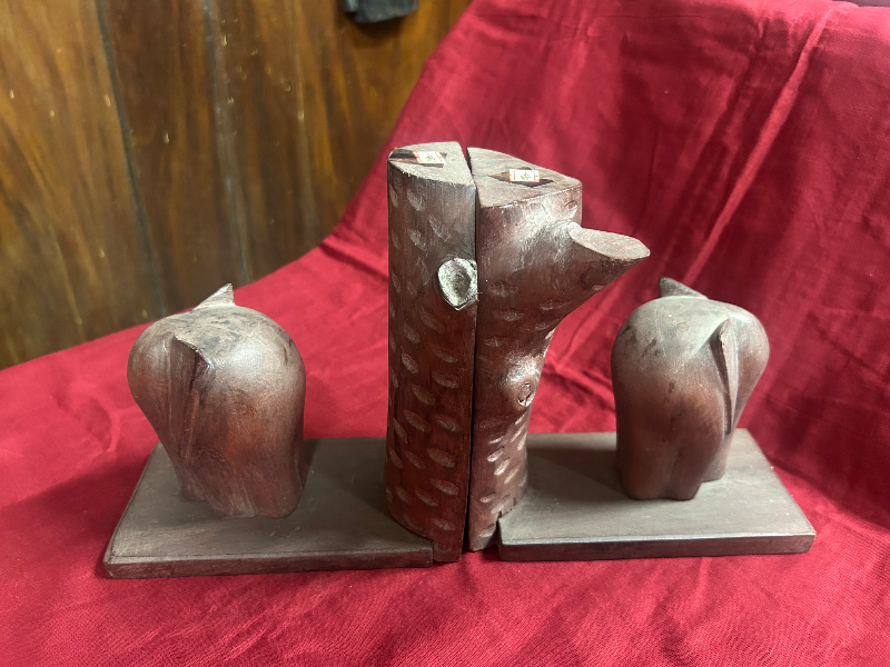 Wooden book End